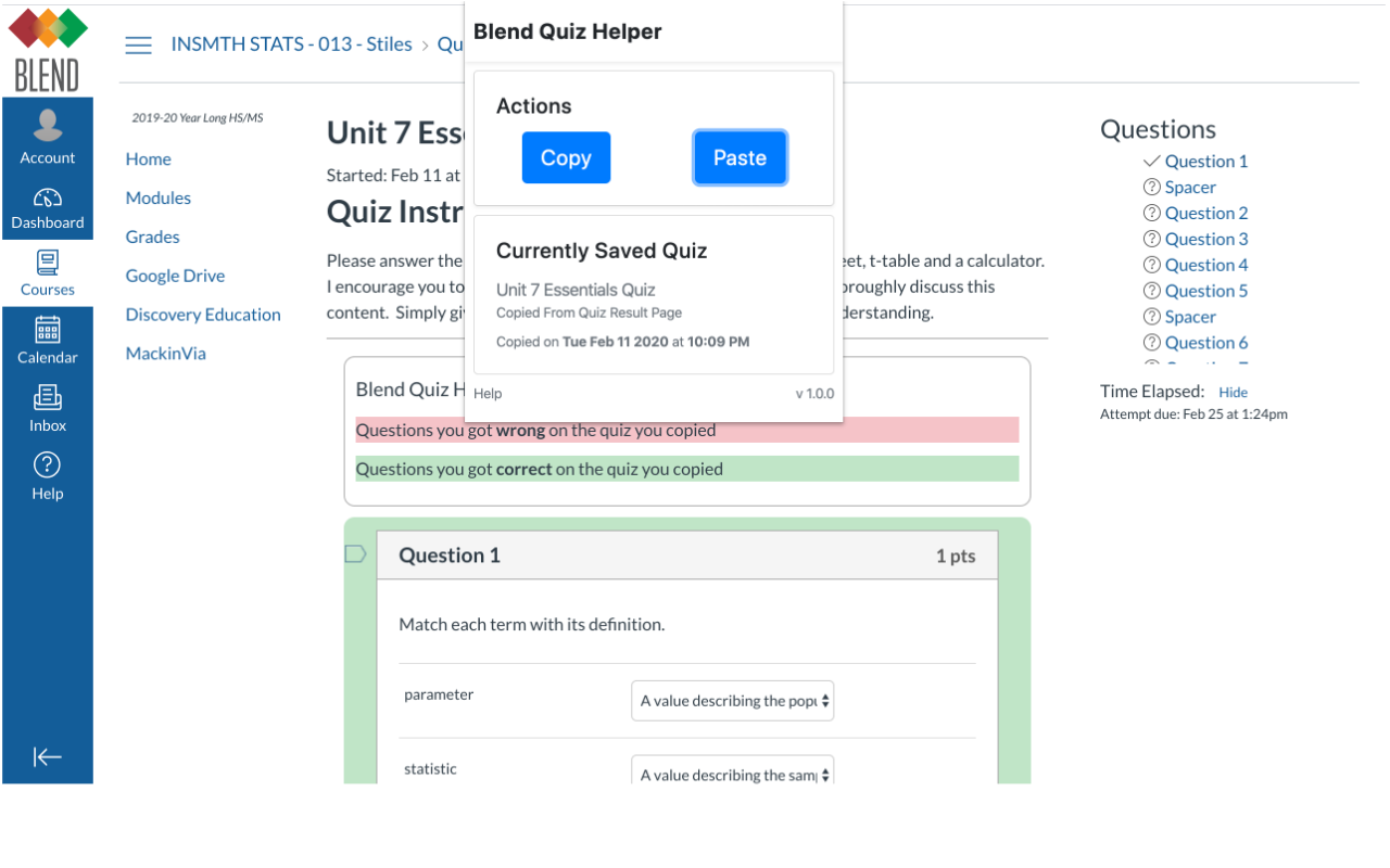 Blend Quiz Response Saver chrome谷歌浏览器插件_扩展第4张截图