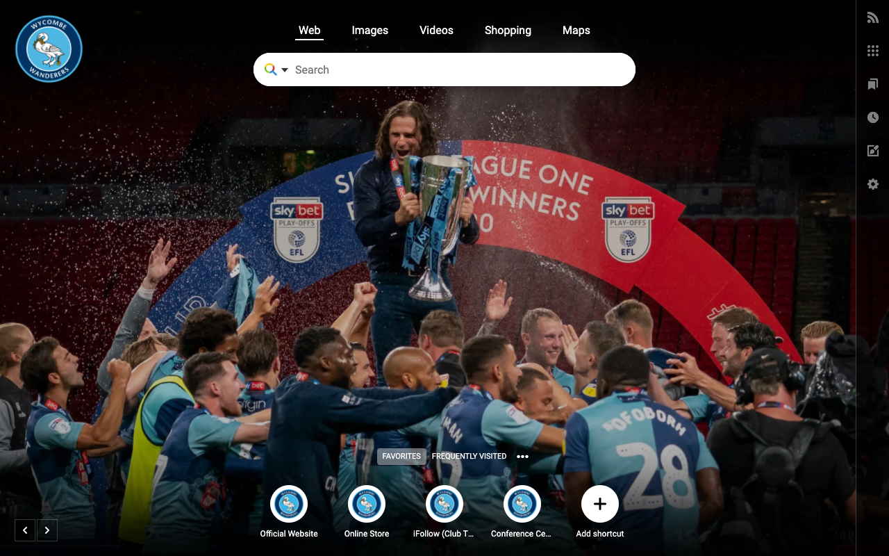 Wycombe Wanderers Football Club chrome谷歌浏览器插件_扩展第1张截图