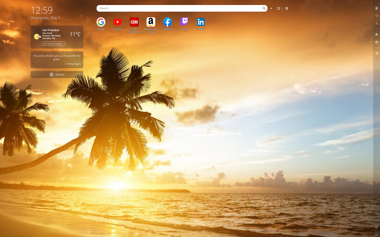 Ocean & Beach Wallpapers New Tab chrome谷歌浏览器插件_扩展第2张截图