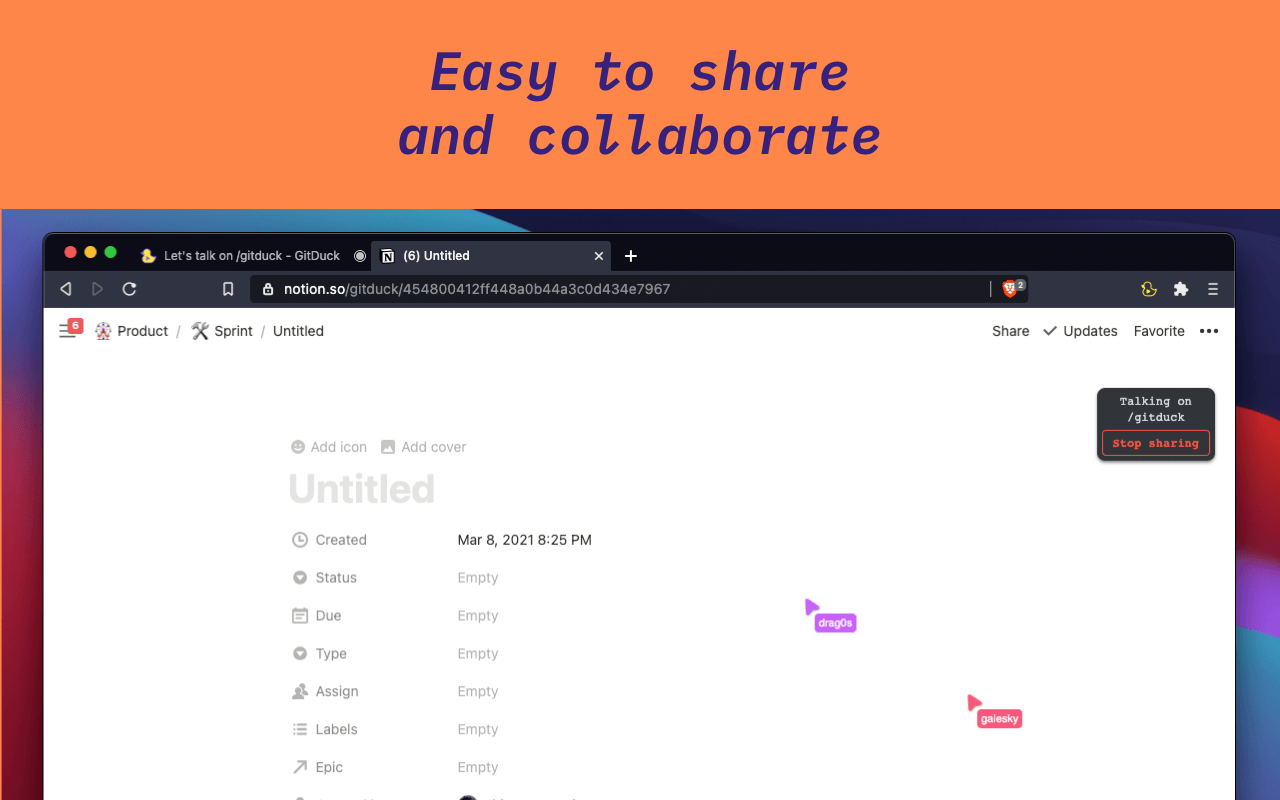 Duckly Cobrowsing web sharing with debugging chrome谷歌浏览器插件_扩展第1张截图