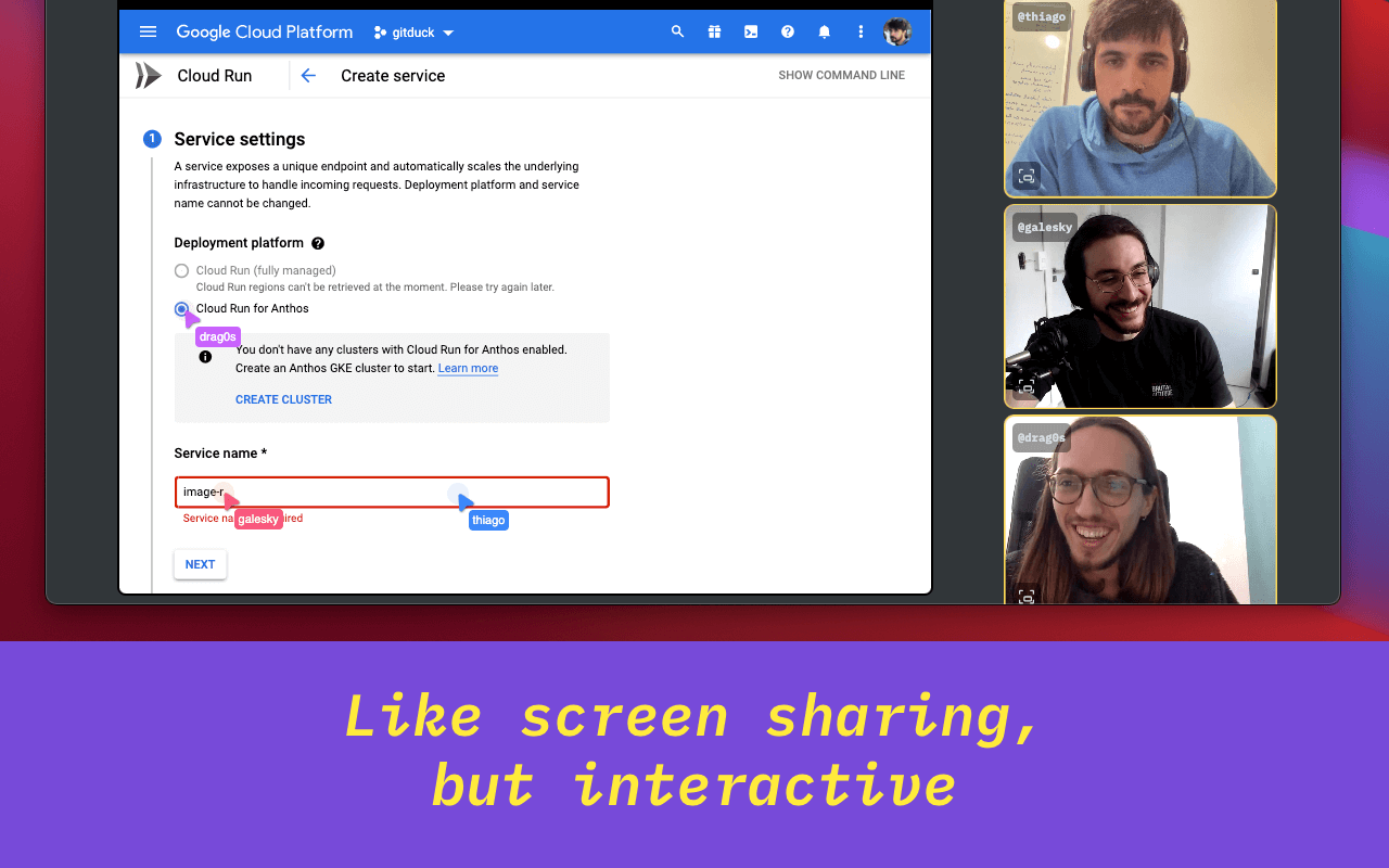 Duckly Cobrowsing web sharing with debugging chrome谷歌浏览器插件_扩展第4张截图