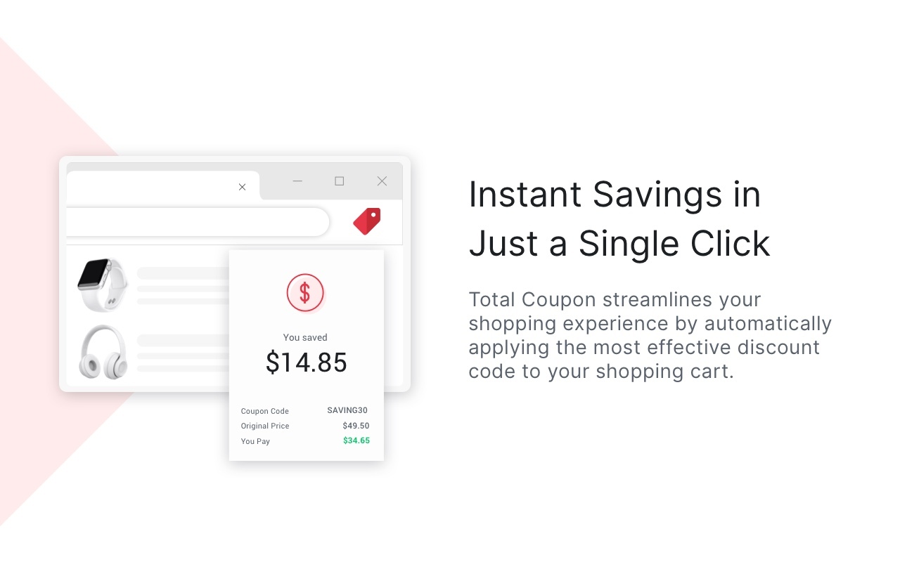 Total Coupon chrome谷歌浏览器插件_扩展第1张截图