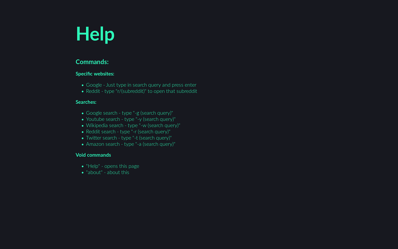 Void New Tab chrome谷歌浏览器插件_扩展第3张截图