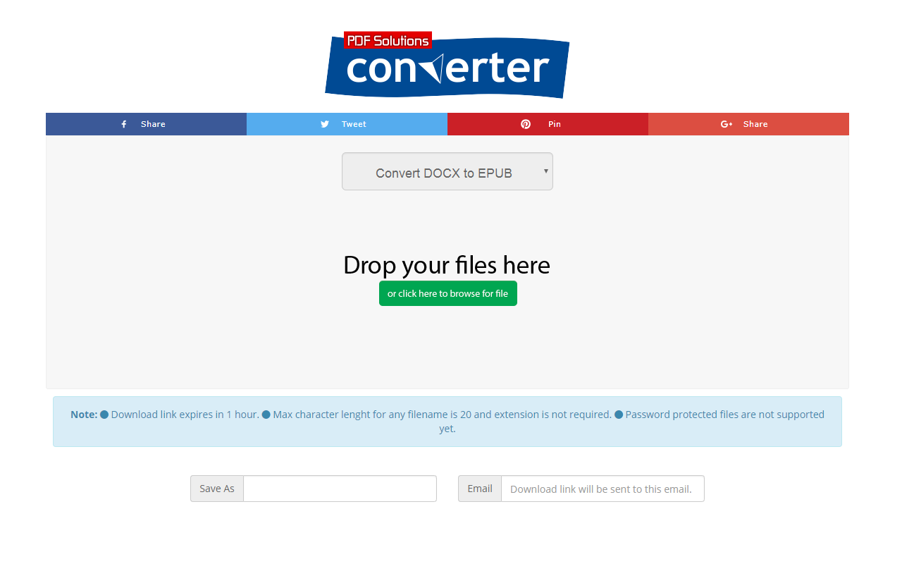 DOCX to EPUB Converter chrome谷歌浏览器插件_扩展第1张截图
