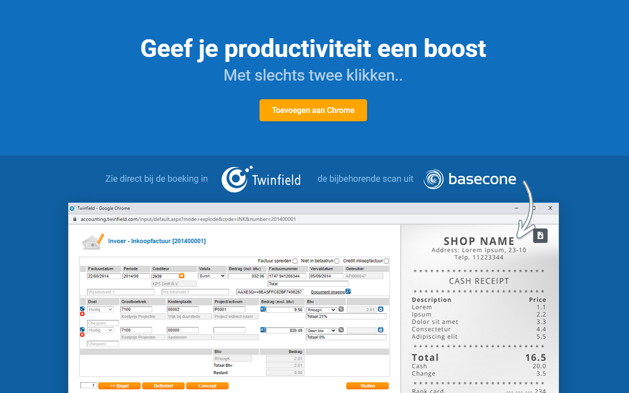 TwinCone chrome谷歌浏览器插件_扩展第1张截图