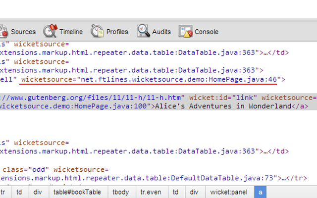 WicketSource chrome谷歌浏览器插件_扩展第2张截图