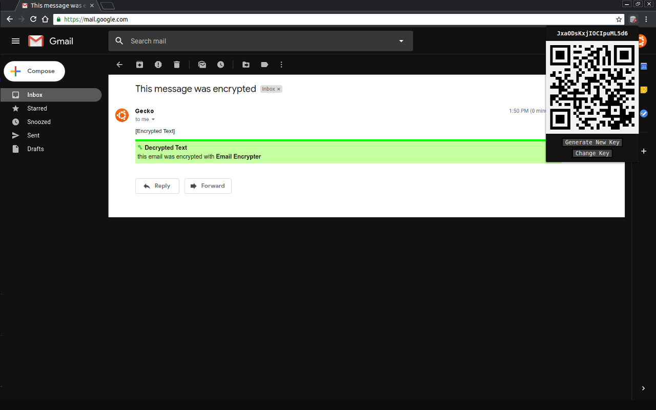 Gmail Encrypter chrome谷歌浏览器插件_扩展第3张截图