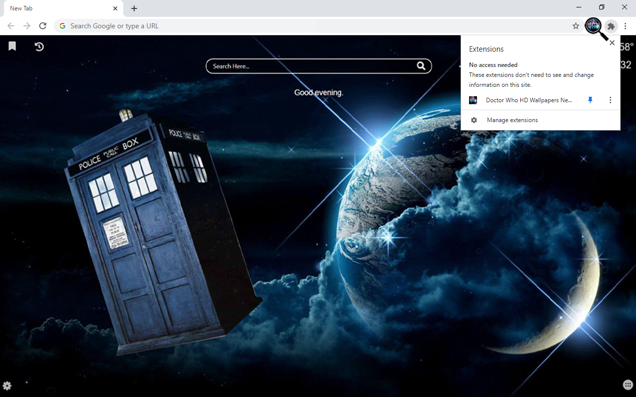 Doctor Who HD Wallpapers New Tab chrome谷歌浏览器插件_扩展第5张截图