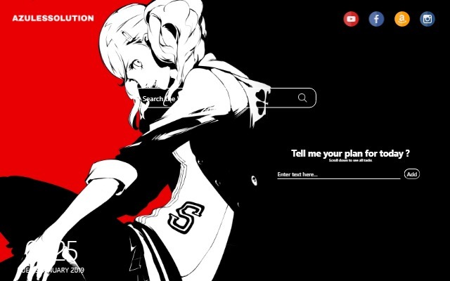Persona 5 Wallpaper - New Tab Theme chrome谷歌浏览器插件_扩展第5张截图