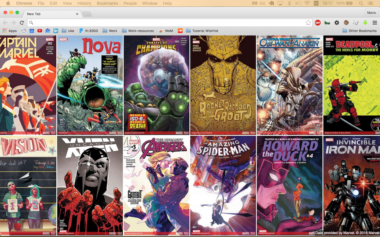 Wall of Marvel chrome谷歌浏览器插件_扩展第2张截图