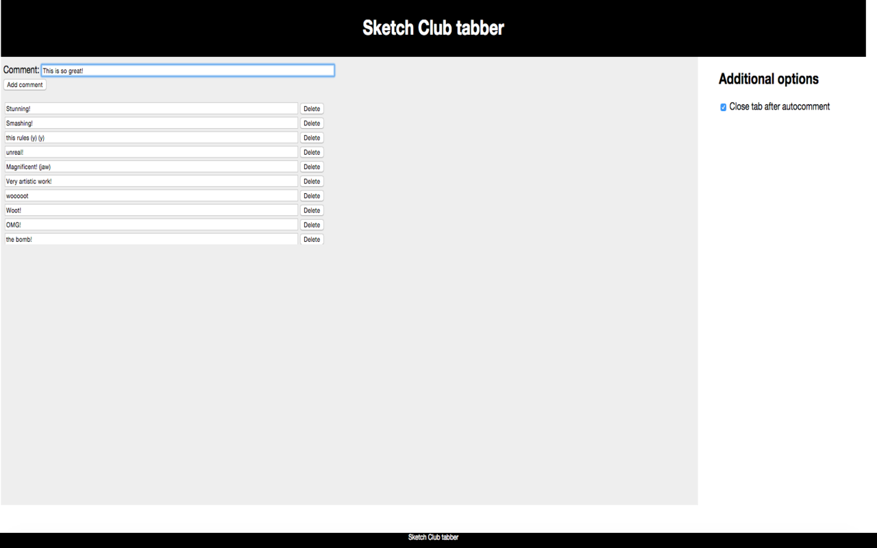 Sketch Club tabber chrome谷歌浏览器插件_扩展第1张截图