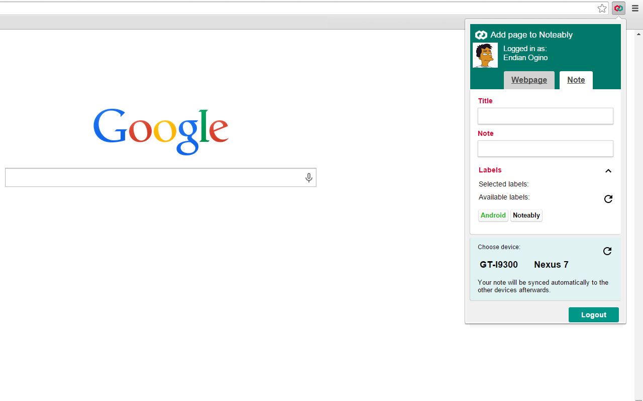 Noteably companion chrome谷歌浏览器插件_扩展第1张截图