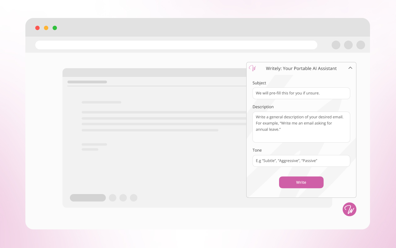 Writely AI chrome谷歌浏览器插件_扩展第4张截图