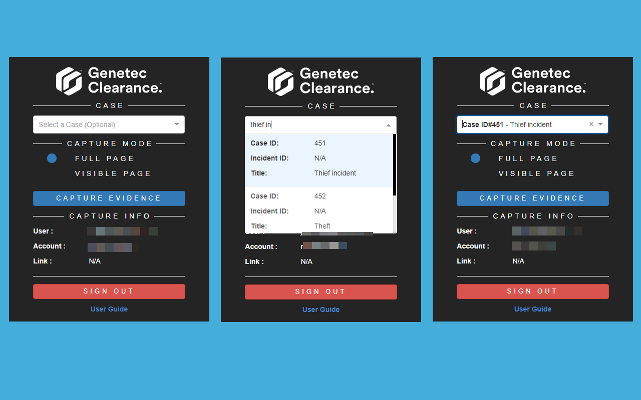 Genetec Clearance Capture chrome谷歌浏览器插件_扩展第1张截图