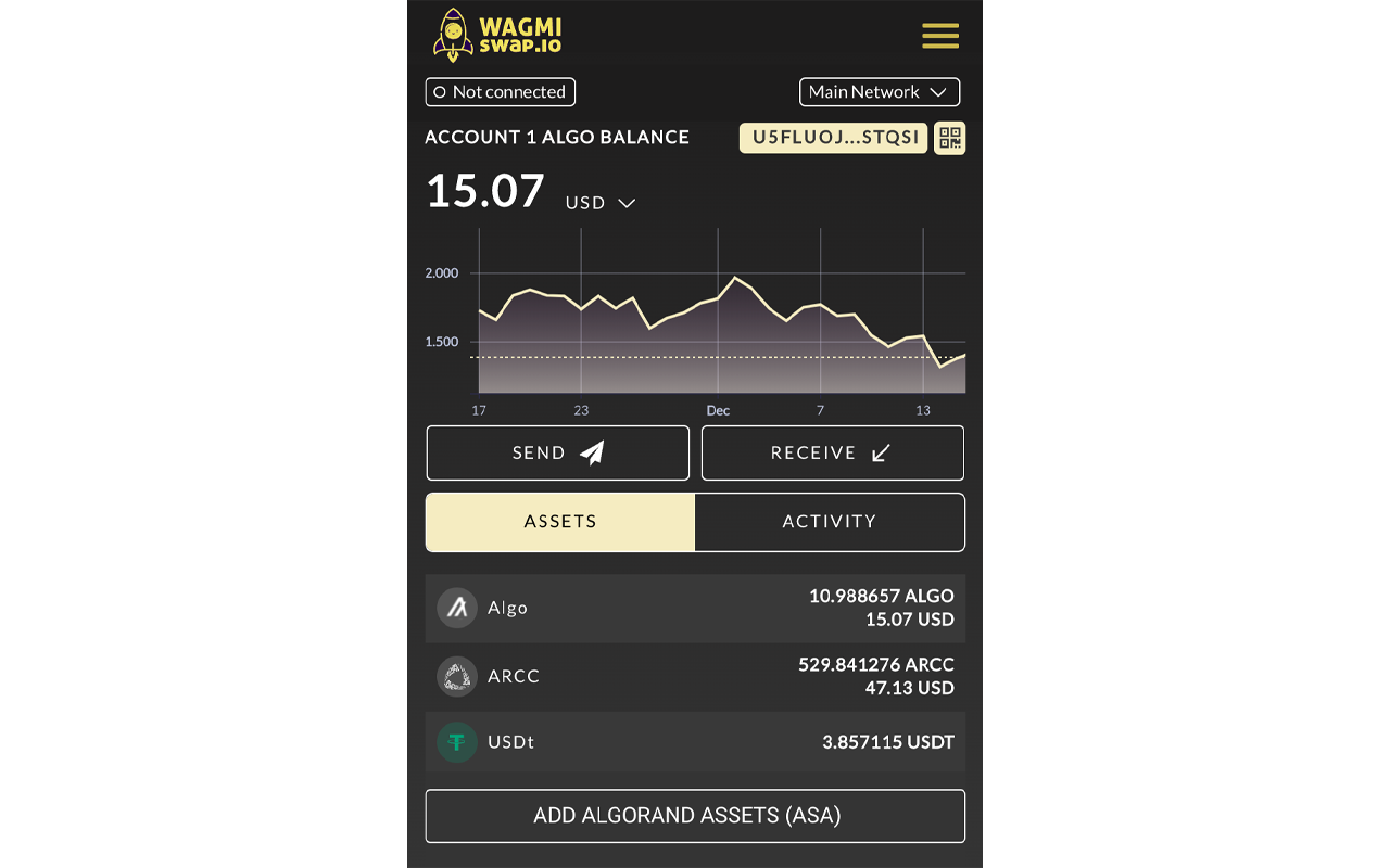 WAGMIswap.io Wallet chrome谷歌浏览器插件_扩展第1张截图