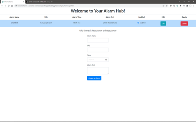 Chrome Alarms chrome谷歌浏览器插件_扩展第2张截图