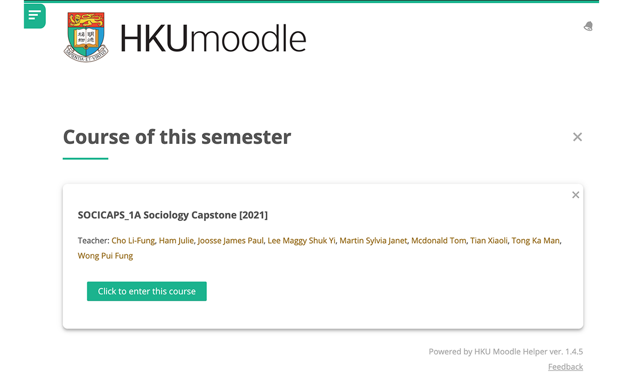 HKU Moodle Helper chrome谷歌浏览器插件_扩展第1张截图