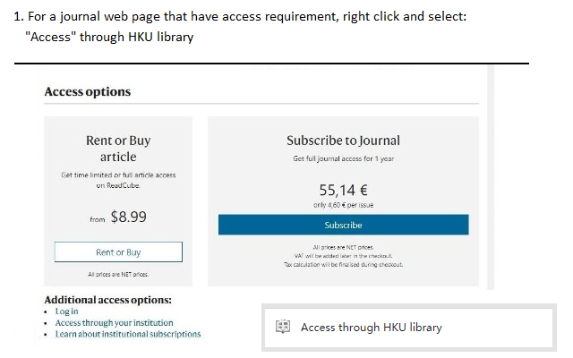 Journal access through HKU library chrome谷歌浏览器插件_扩展第1张截图