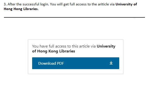 Journal access through HKU library chrome谷歌浏览器插件_扩展第2张截图