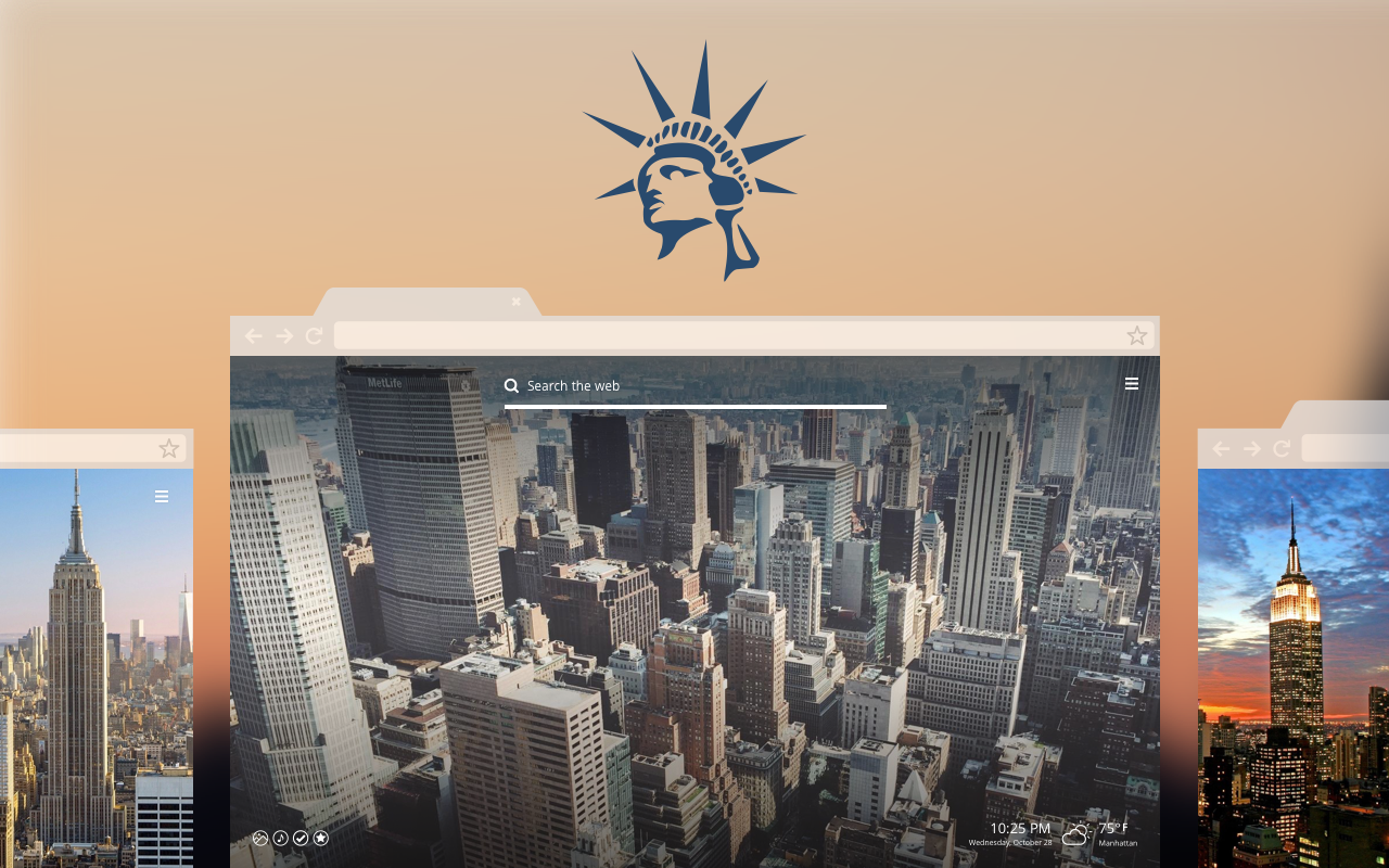 *NEW* NYC Skyline HD Wallpapers New Tab Theme chrome谷歌浏览器插件_扩展第2张截图