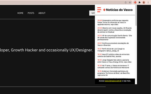 Notícias do Vasco da Gama - NetVasco chrome谷歌浏览器插件_扩展第2张截图