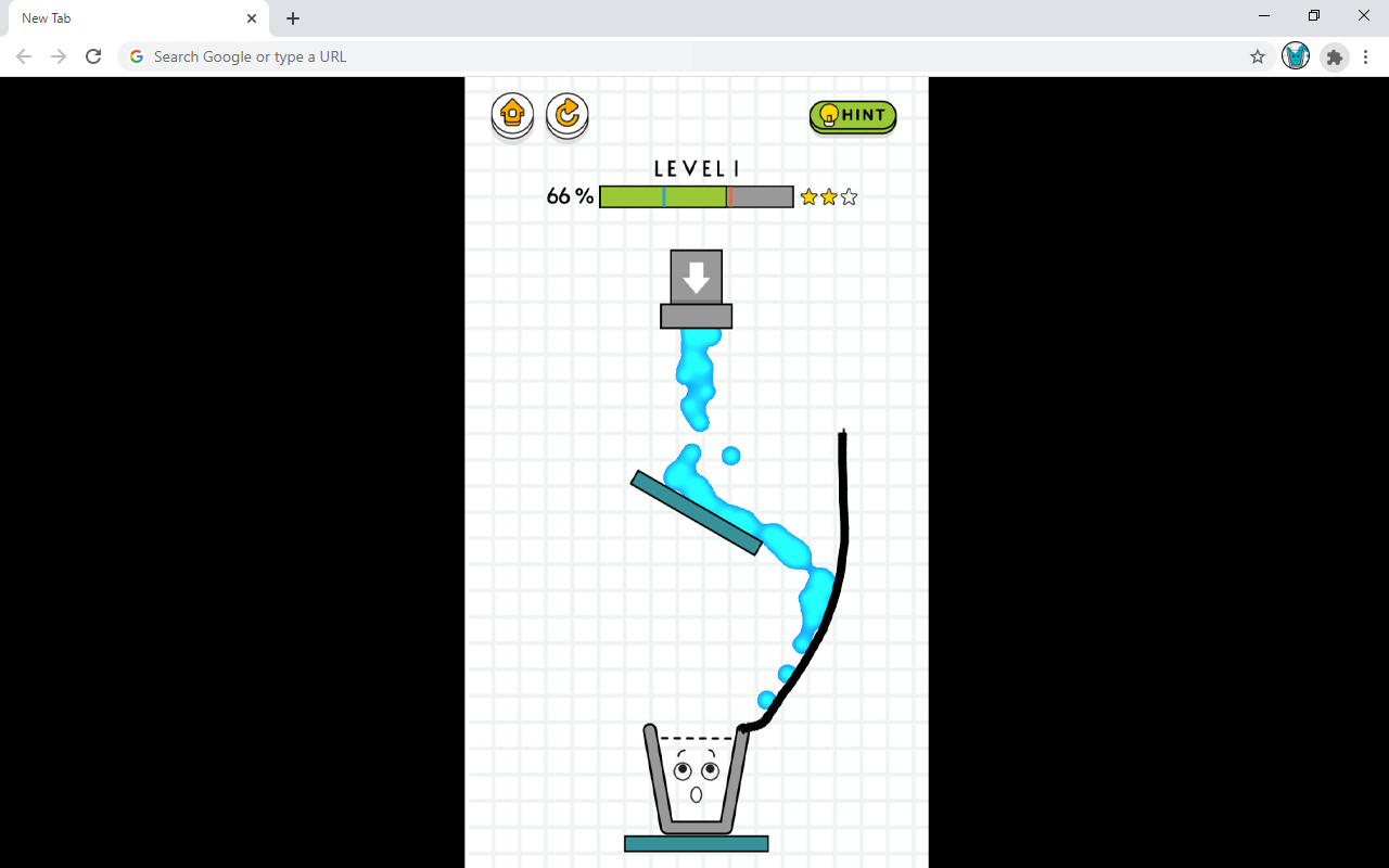 Happy Filled Glass Puzzle Game chrome谷歌浏览器插件_扩展第2张截图
