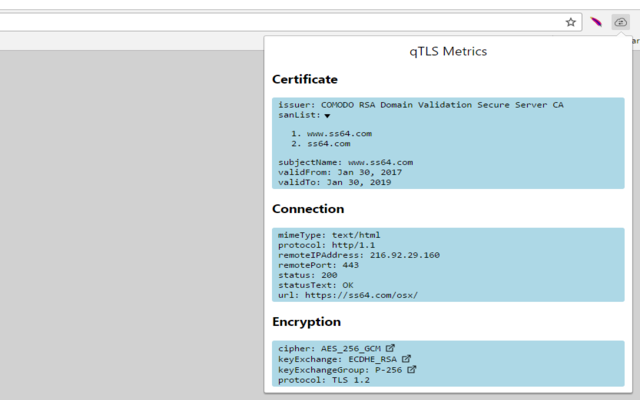 qTLS chrome谷歌浏览器插件_扩展第1张截图