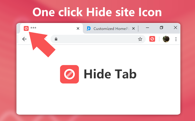 Hide Tab chrome谷歌浏览器插件_扩展第1张截图