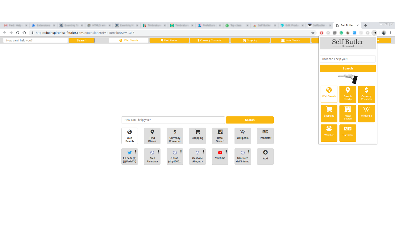 Self Butler chrome谷歌浏览器插件_扩展第1张截图