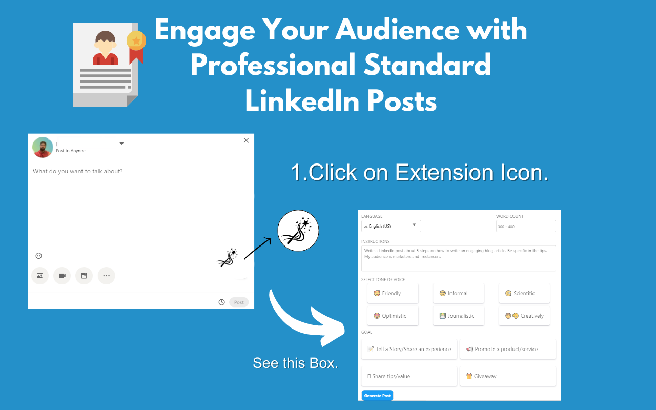 Social Magic - Supercharge Your LinkedIn chrome谷歌浏览器插件_扩展第2张截图