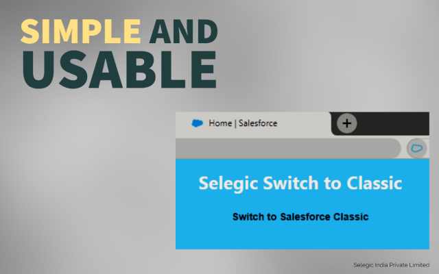 Selegic Switch to Classic chrome谷歌浏览器插件_扩展第2张截图