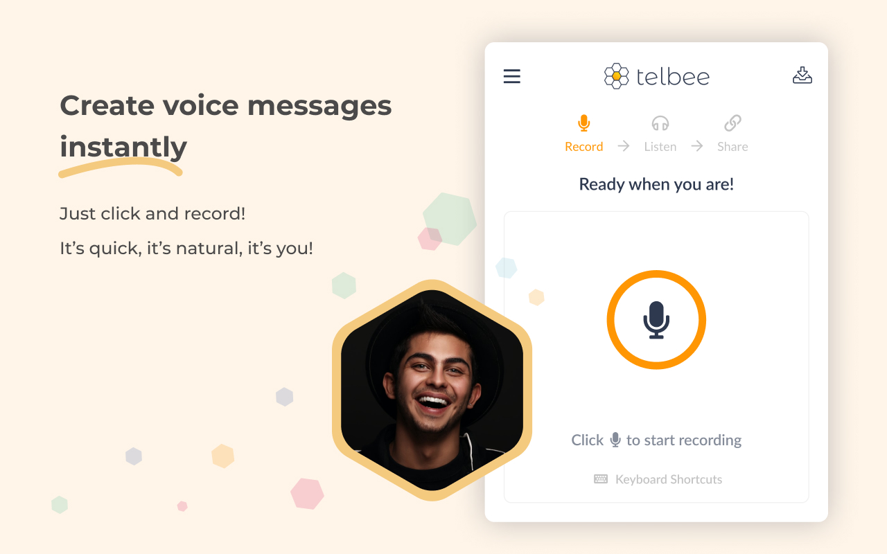 telbee voice messaging chrome谷歌浏览器插件_扩展第1张截图