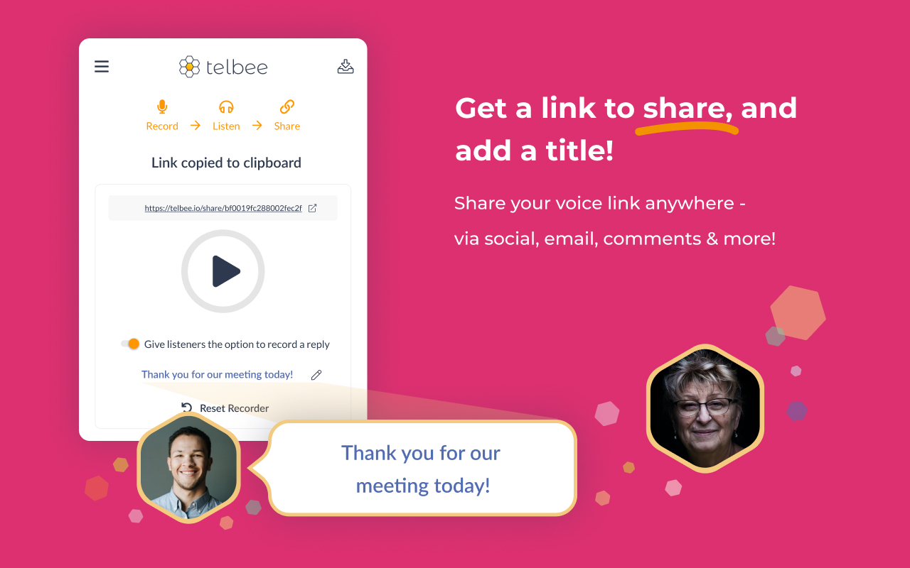 telbee voice messaging chrome谷歌浏览器插件_扩展第3张截图