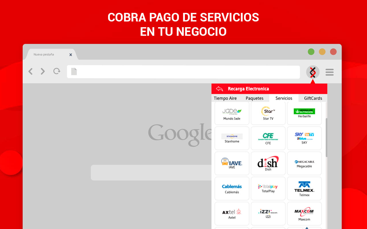 taecel.com - Recarga Electrónica y Servicios chrome谷歌浏览器插件_扩展第2张截图