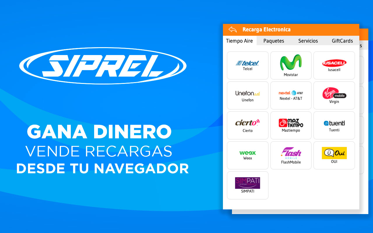 siprel.mx - Recargas Electronicas y Servicios chrome谷歌浏览器插件_扩展第5张截图