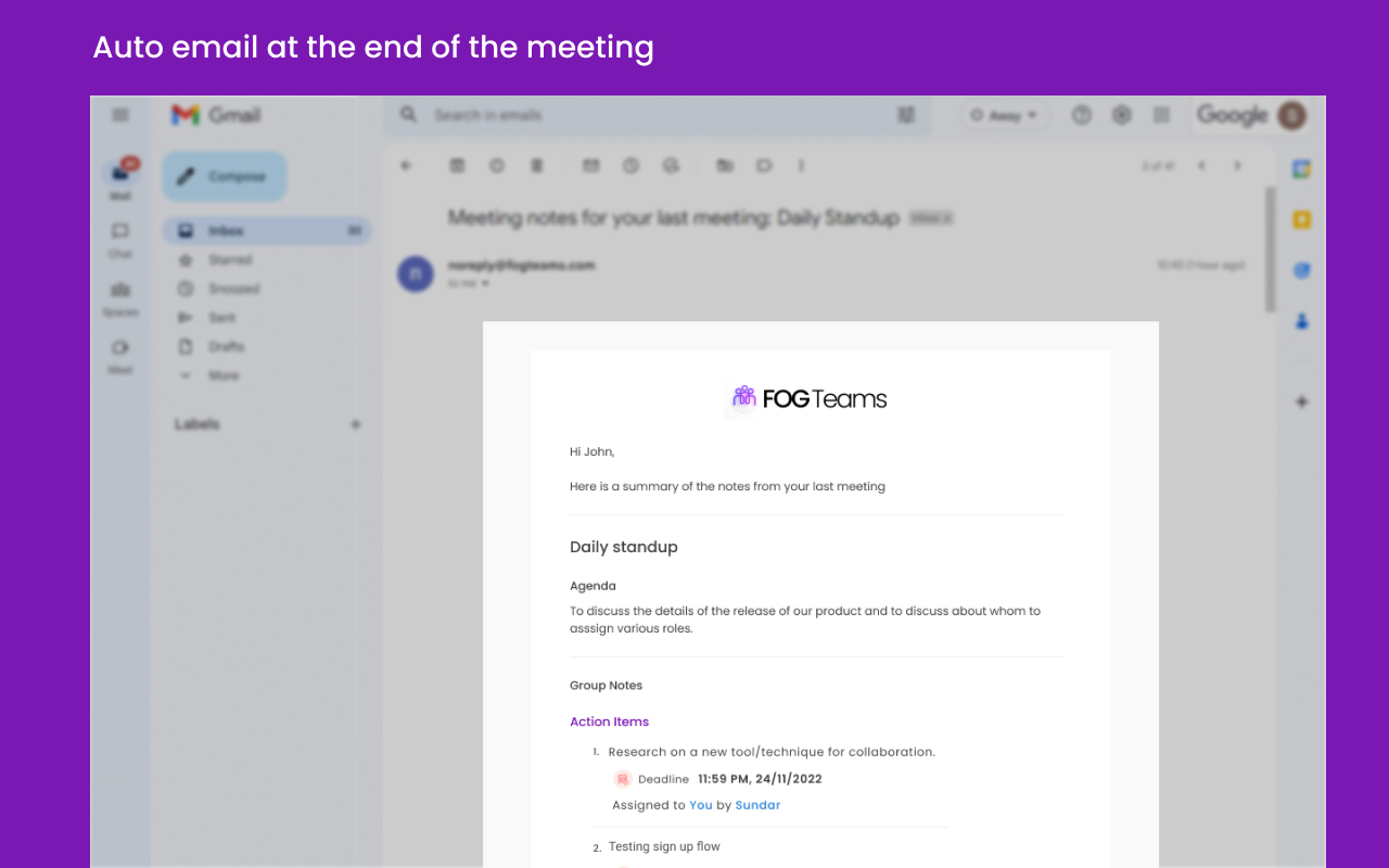 FogTeams for Google Meet - OWN YOUR TIME chrome谷歌浏览器插件_扩展第2张截图