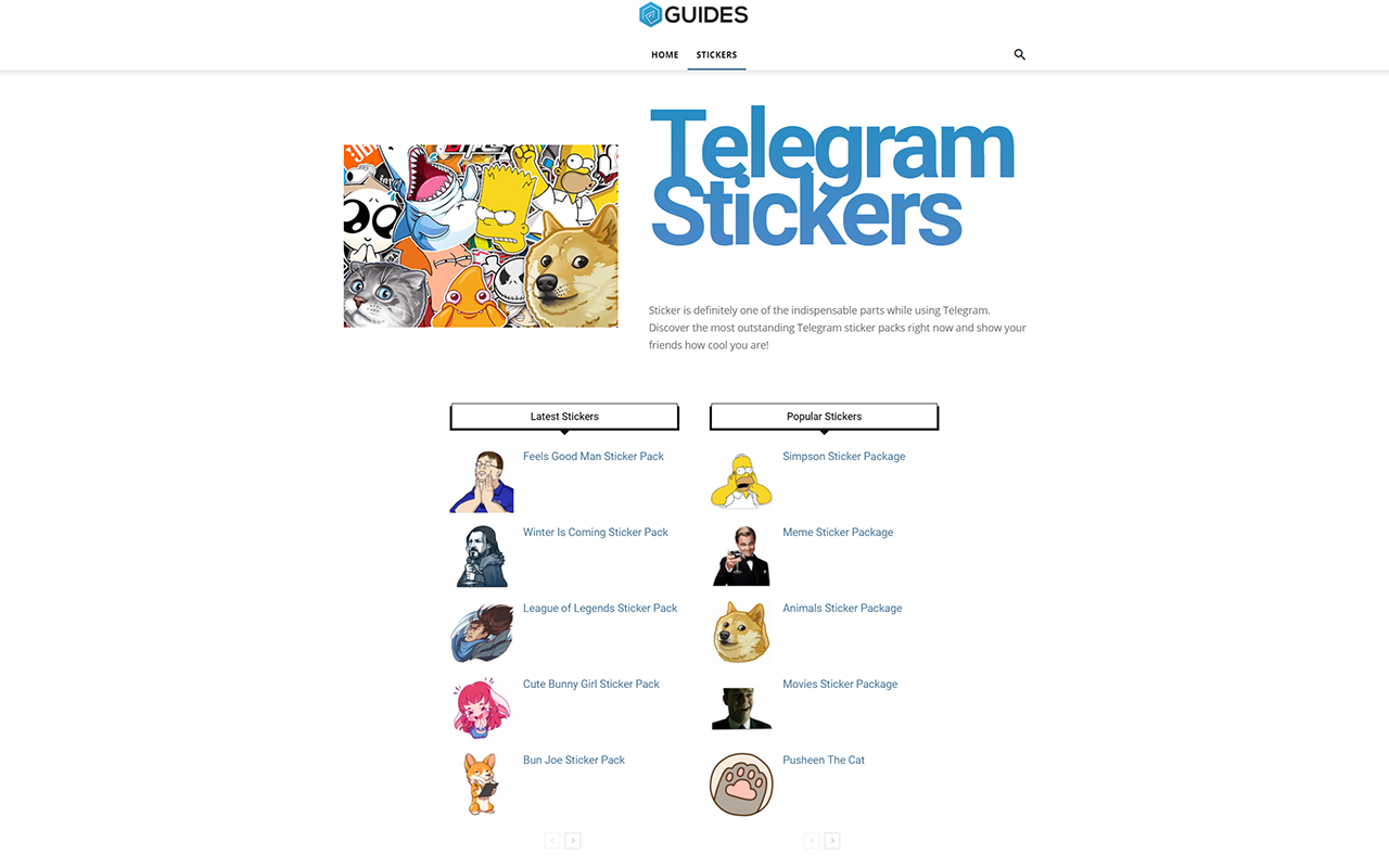 Best Telegram Stickers chrome谷歌浏览器插件_扩展第1张截图