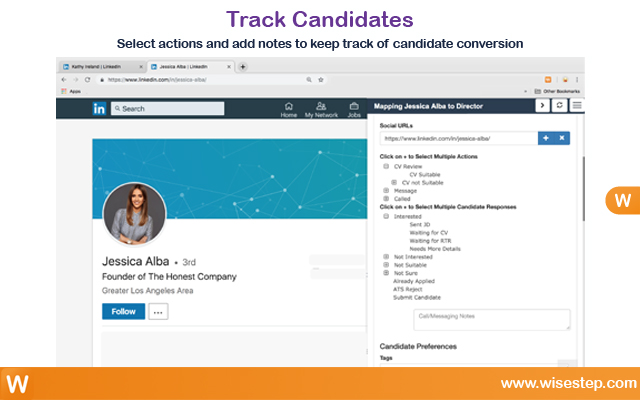 Recruitment Automation by Wisestep chrome谷歌浏览器插件_扩展第1张截图