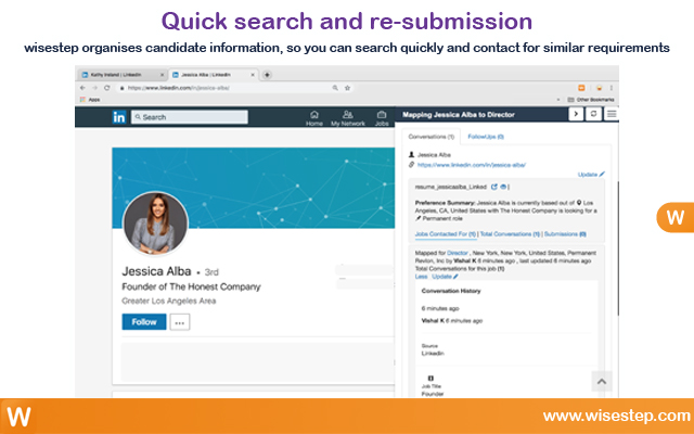 Recruitment Automation by Wisestep chrome谷歌浏览器插件_扩展第3张截图