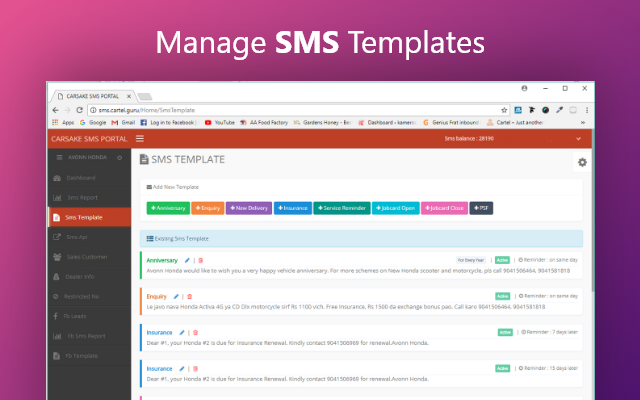 Carsake Sms Hirise chrome谷歌浏览器插件_扩展第2张截图