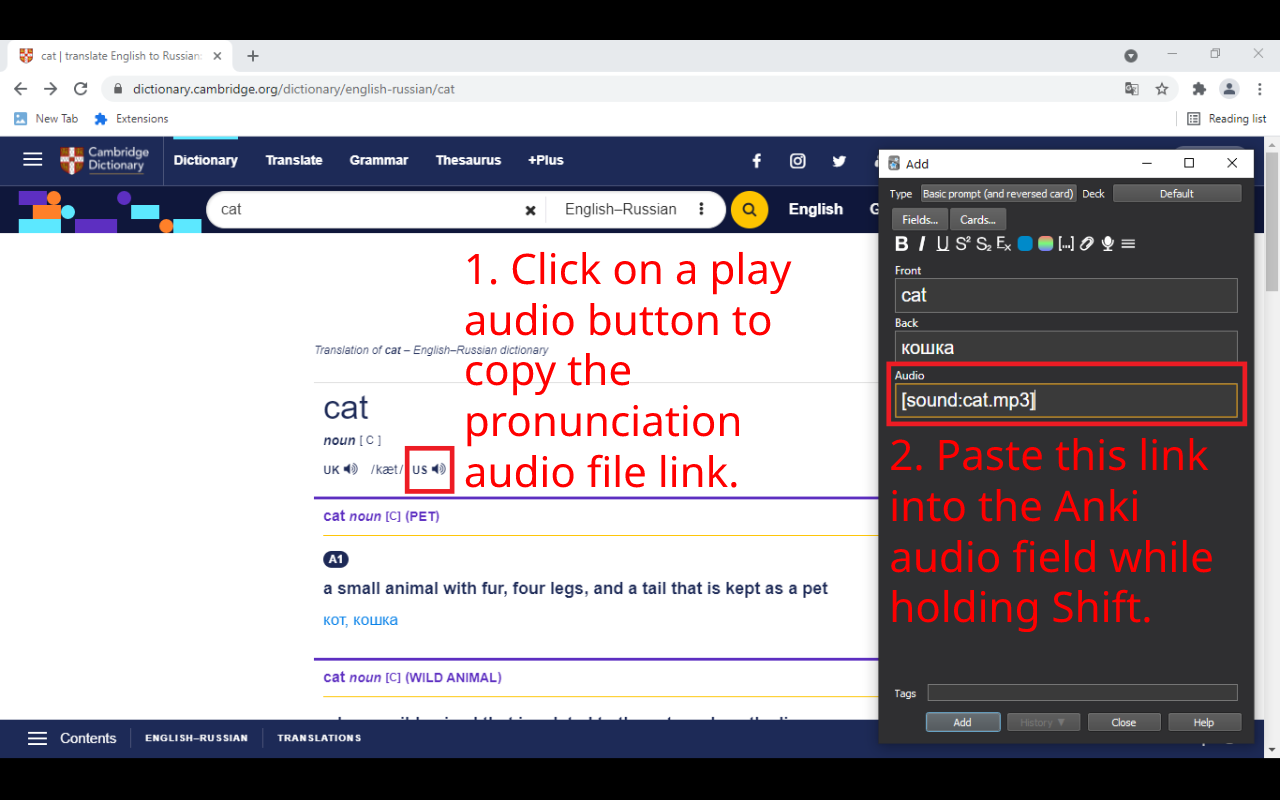 Pronunciation Audio Url Copier for Anki chrome谷歌浏览器插件_扩展第1张截图