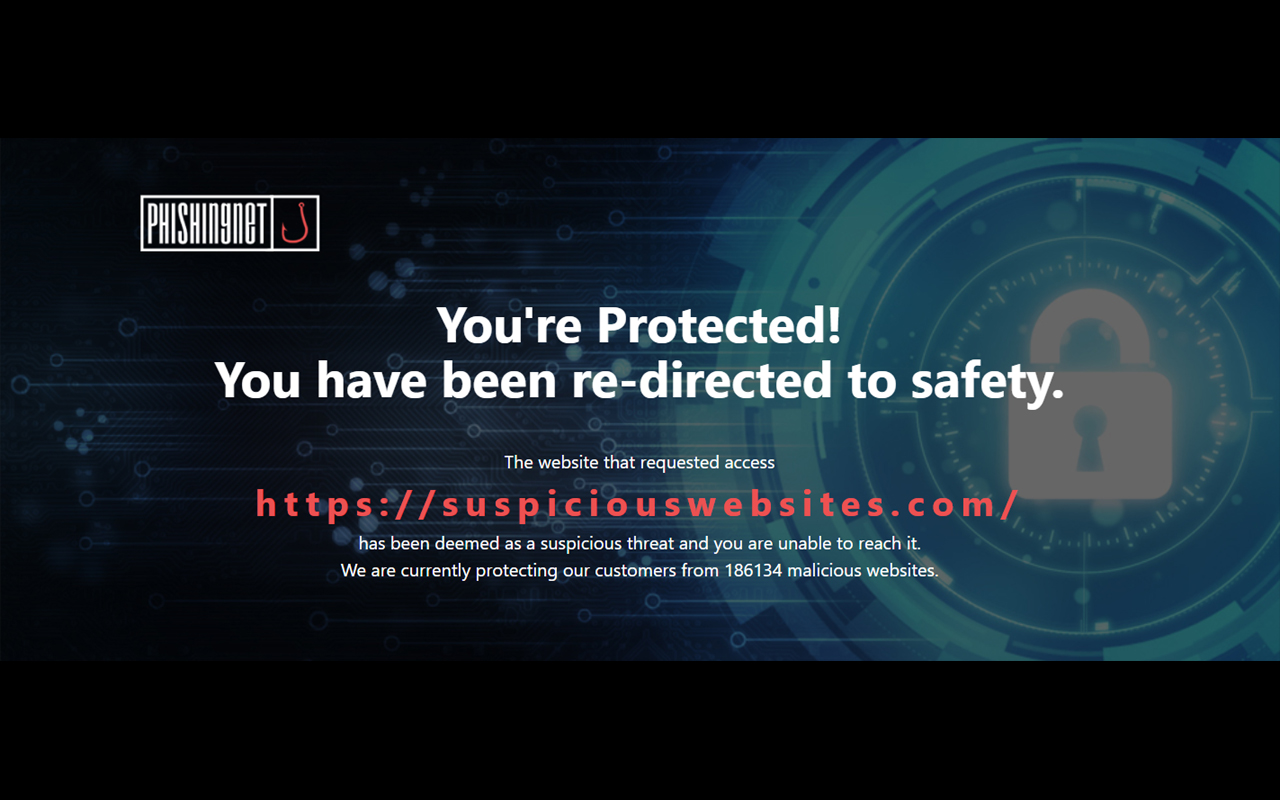 Phishing Net - Blocking Malicious Websites chrome谷歌浏览器插件_扩展第2张截图