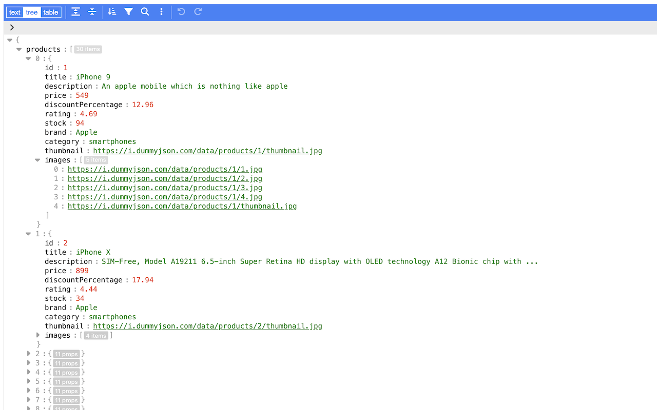 JSON Editor chrome谷歌浏览器插件_扩展第4张截图