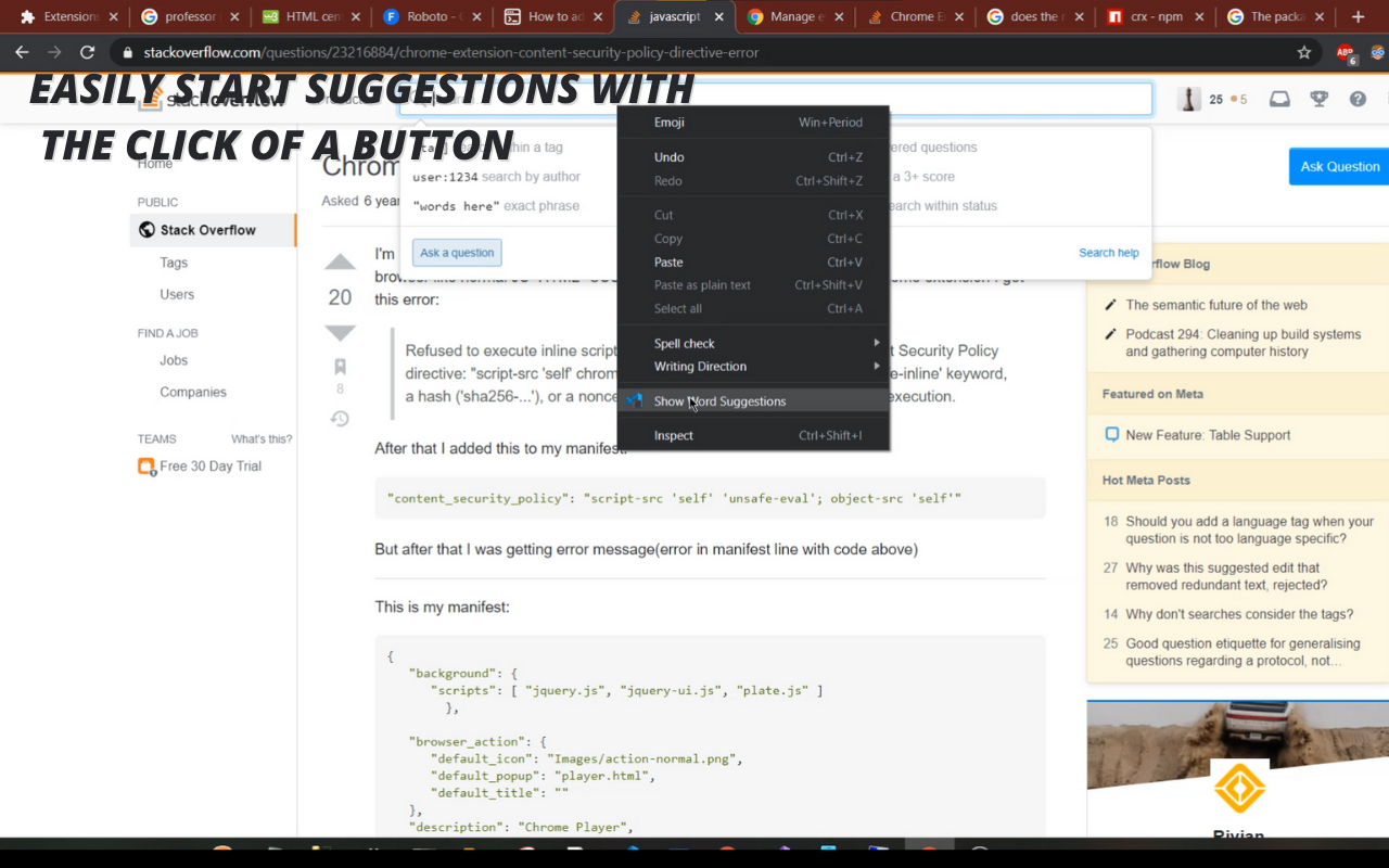 VS code Text Completer chrome谷歌浏览器插件_扩展第3张截图