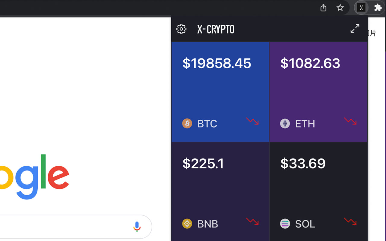 X-Crypto chrome谷歌浏览器插件_扩展第1张截图