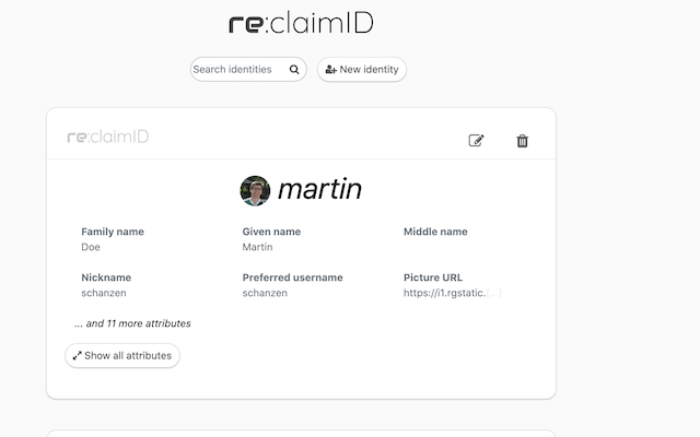 re:claimID chrome谷歌浏览器插件_扩展第1张截图