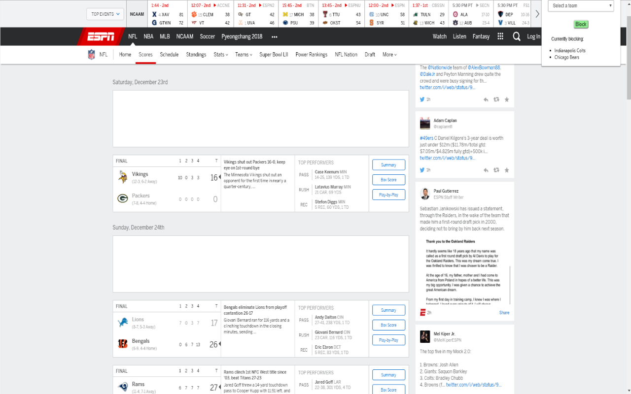 ESPN NFL Score Hider chrome谷歌浏览器插件_扩展第2张截图