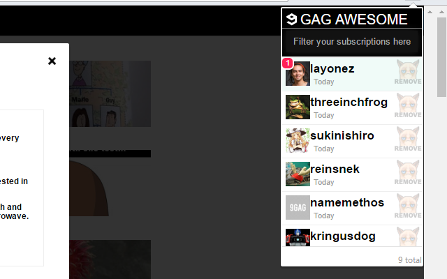 AWESOME 9GAG chrome谷歌浏览器插件_扩展第4张截图