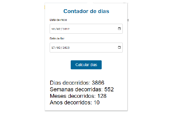 Contador de Dias Decorridos chrome谷歌浏览器插件_扩展第3张截图