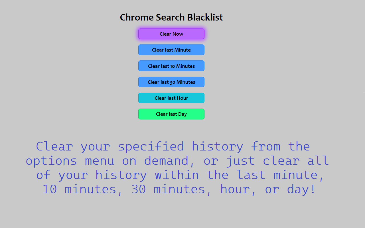 History Auto Deleter chrome谷歌浏览器插件_扩展第1张截图
